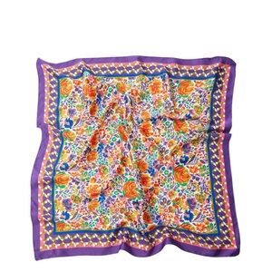 SATIN EFFECT PRINTED SCARF ZARA